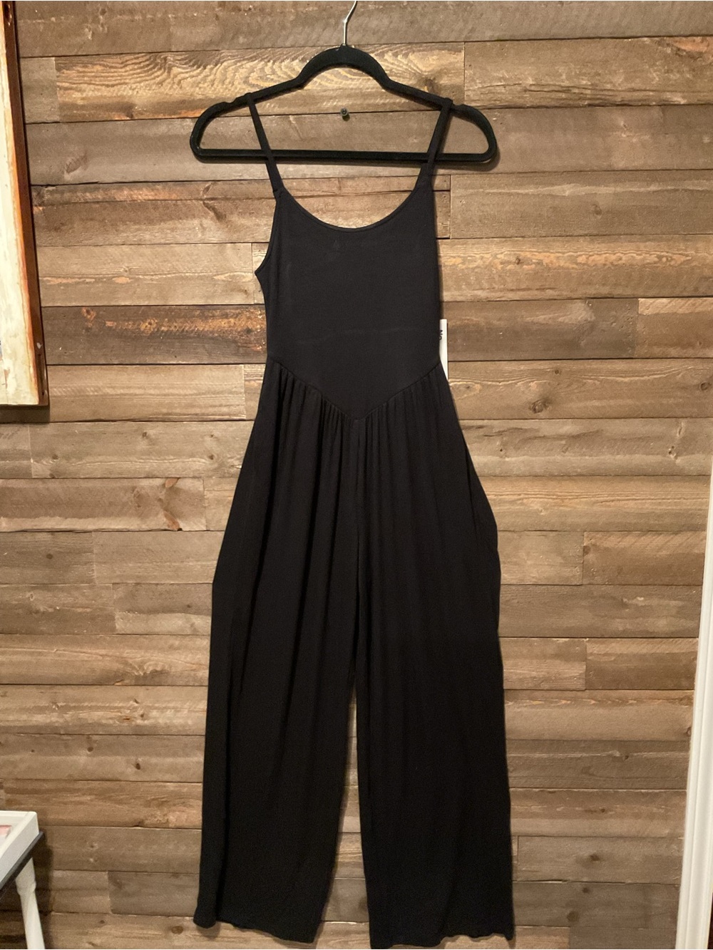 No Boundaries Sleeveless Cami Jumpsuit, Women's juniors Black Size S (4-6) NWT